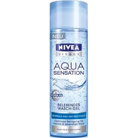 Nivea Visage Aqua Sensation oživujúci čistiaci pleťový gél 200 ml