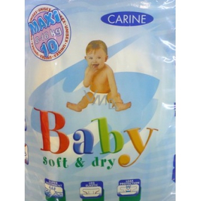 Carine Baby Soft & Dry Maxi 8 -18 kg plienkové nohavičky 10 kusov