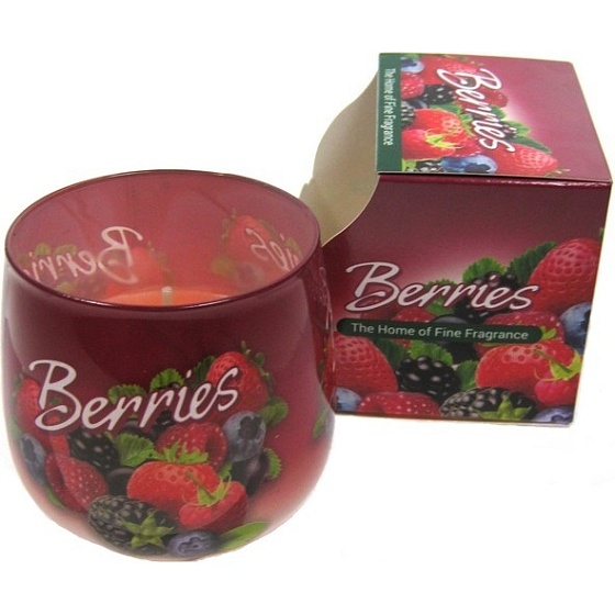 Santo Candles Berries vonná sviečka v skle 100 g