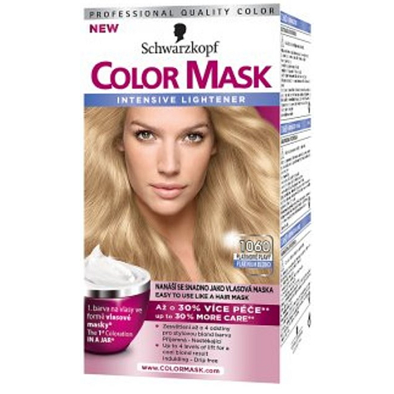 Schwarzkopf Color Mask farba na vlasy 1060 Platinovo plavý