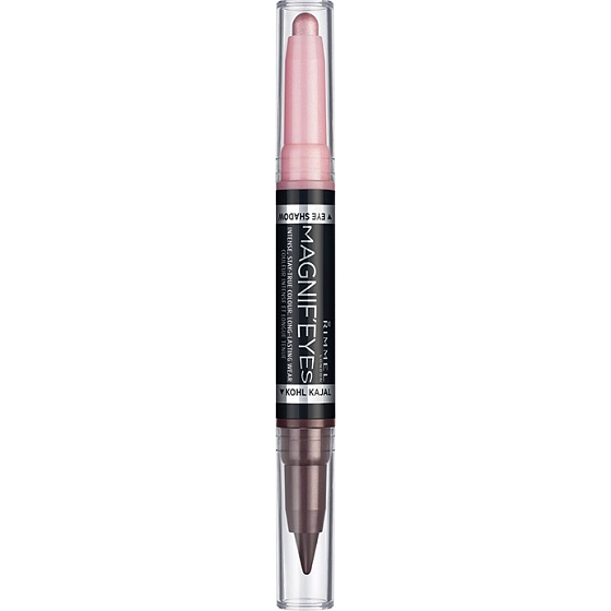 Rimmel London magnify Eyes 2v1 očné tiene a kajalová ceruzka 005 Pink & Purple Rain 1,6 g