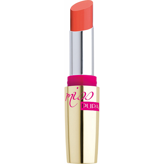 Pupa Dot Shock Miss Pupa Ultra Brilliant Lipstick rúž 001 Sugar Peach 2,4 ml