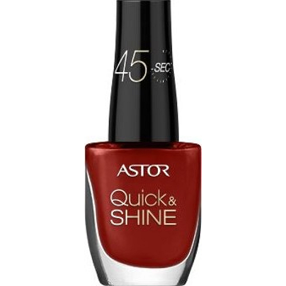 Astor Quick & Shine Nail Polish lak na nechty 626 Cherry Clafoutis 8 ml