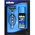 Gillette Mach3 holiaci strojček + Extra comfort gél na holenie 75 ml, kozmetická sada, pre mužov