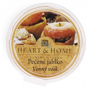 Heart & Home Pečené jablko Sójový prírodný voňavý vosk 27 g