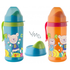 ROTH Babydesign Cool Friends 12+ mesiacov nekvapkajúci fľaša plastová - násoska s ventilom 360 ml