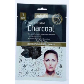 Beauty Formulas Charcoal Detox Aktívne čierne uhlie bublinková pleťová maska