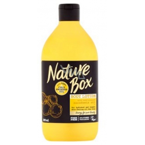 Naturel Box Makadamové Telové mlieko so 100% za studena lisovaným olejom, vhodné pre vegánov 385 ml