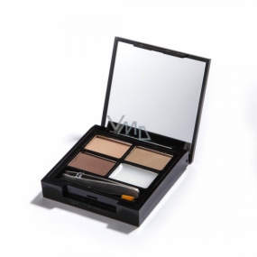 Makeup Revolution Focus & Fix Brow Kit sada na úpravu obočia Light Medium 5,8 g