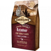 Carnilove Cat Reindeer Energy & Outdoor superprémiové kompletné krmivo pre dospelé mačky s prístupom von 6 kg