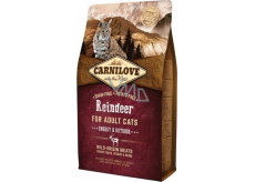 Carnilove Cat Reindeer Energy & Outdoor superprémiové kompletné krmivo pre dospelé mačky s prístupom von 6 kg