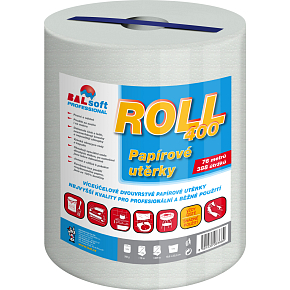 BALsoft Roll400 2vrstvové papierové utierky, 76 m, 338 útržkov, 1 rola