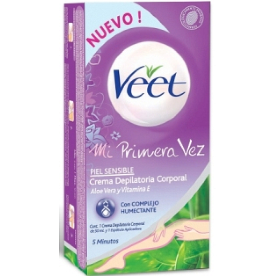 Veet debout vitamín E a mandľový olej voskové pásiky citlivá pokožka 8 kusov