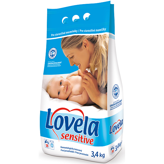 Lovela Sensitive prací prášok pre deti 38 dávok 3,4 kg