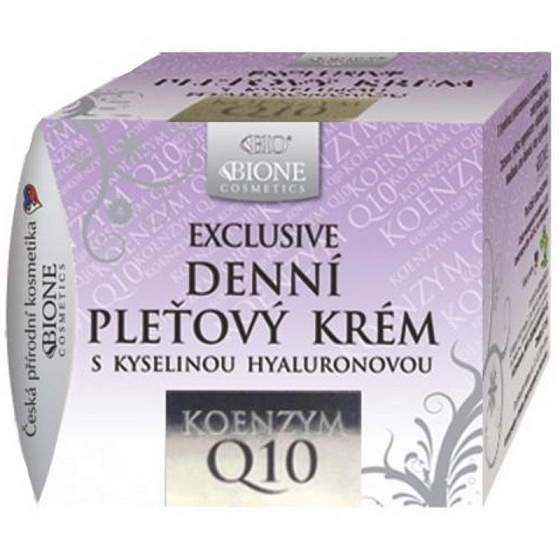 Bione Cosmetics Exclusive & Q10 s kyselinou hyalurónovou denný pleťový krém pre všetky typy pleti 51 ml