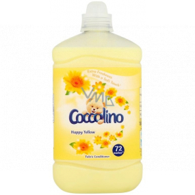 COCCOLINO Happy Yellow koncentrovaná aviváž 72 dávok 1,8 l