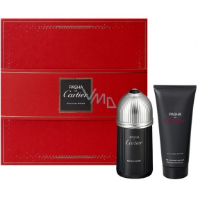 Cartier Pasha Edition Noire toaletná voda pre mužov 150 ml + sprchový gél 100 ml, darčeková sada