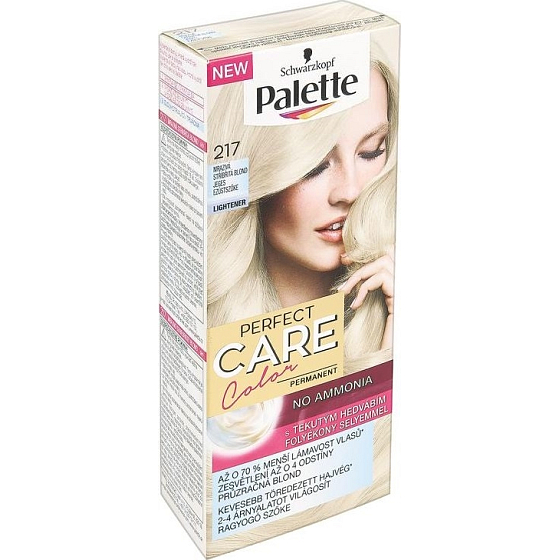 Palette Perfect Color Care farba na vlasy 217 Mrazivá striebristá blond