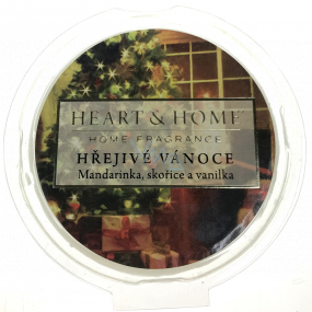 Heart & Home Hrejivé Vianoce Sójový prírodný voňavý vosk 27 g