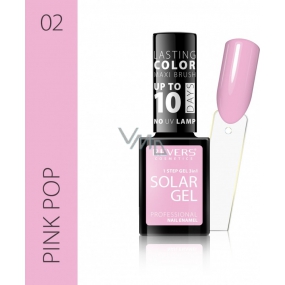 Reverz Solar Gél gélový lak na nechty 02 Pink Pop 12 ml