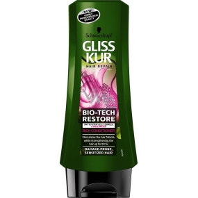 Gliss Kur Bio-Tech Restore balzam pre potreby krehkých vlasov 200 ml