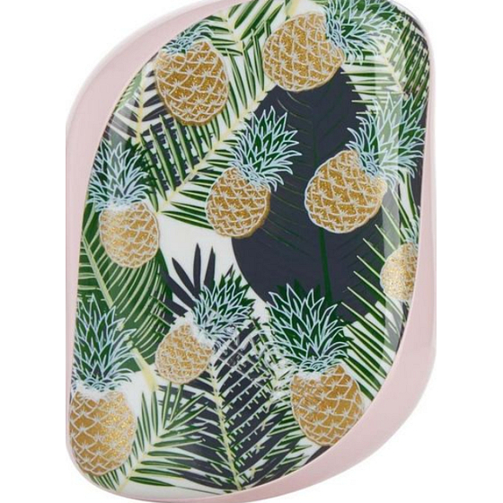 Tangle Teezer Compact Profesionálna kompaktná kefa na vlasy Palms & Pineapples limitovaná edícia