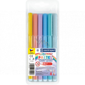 Centropen Colour World Pastel popisovače pastelové vyprateľné 1 mm 6 farieb