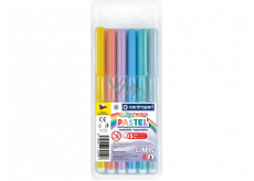 Centropen Colour World Pastel popisovače pastelové vyprateľné 1 mm 6 farieb