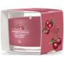 Yankee Candle Black Cherry - Zrelá čerešňa - vonná sviečka do skla 37 g