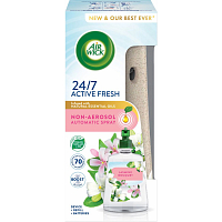 Air Wick Active Fresh automatický difuzér vodnej báze a náplň jazmínové kvety, 1+228 ml
