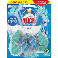 Duck Active Clean Marine Wave WC záves do toalety, 2 × 38,6 g