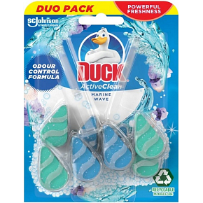 Duck Active Clean Marine Wave WC záves do toalety, 2 × 38,6 g