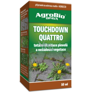 AgroBio Touchdown Quattro herbicíd na likvidáciu nežiadúcej vegetácie 50 ml