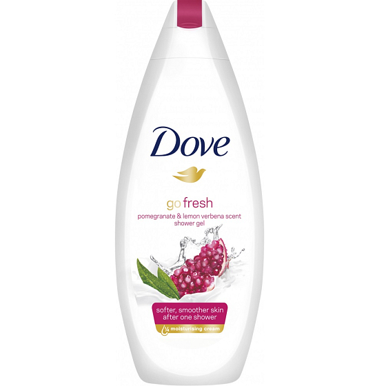 Dove Go Fresh Revive Granátové jablko & Verbena sprchový gél 250 ml