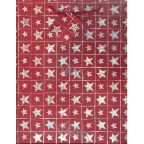 Nekupto Darčeková papierová taška 32,5 x 26 x 13 cm Červená 1 kus 016 30 GL
