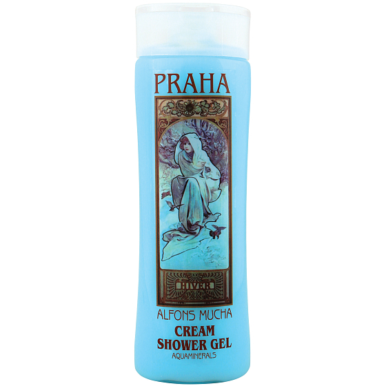 Bohemia Gifts Alfons Mucha Aquaminerál sprchový gél 200 ml
