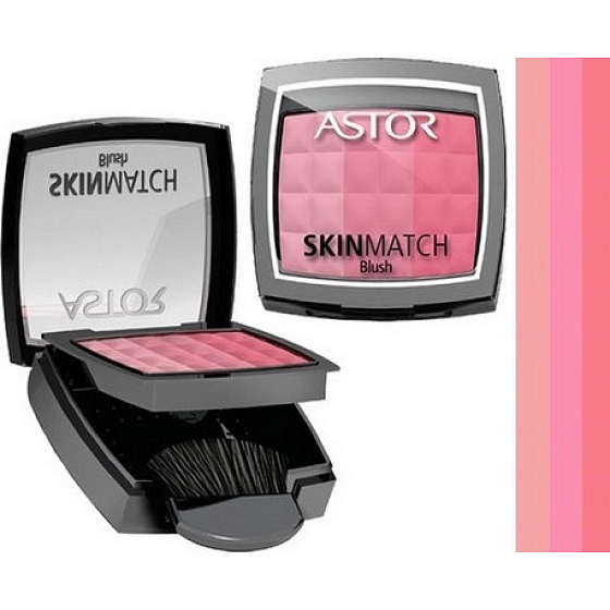 Astor Skin Match Trio Blush tvárenka 002 Peachy Coral 8,25 g