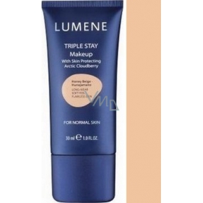 Lumene Double Stay minerálny make-up 04 Peach Beige 30 ml