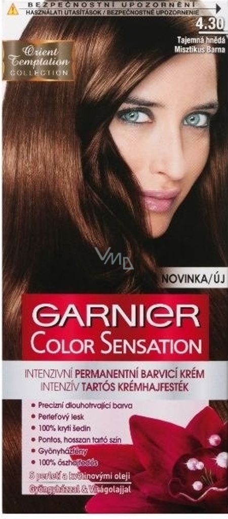 Garnier Color Sensation Farba na vlasy 6.0 Tmavá blond 