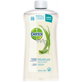 Dettol Aloe Vera hydratačný antibakteriálne mydlo náhradná náplň 500 ml