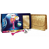 Gillette Venus & Olay rúčka Pink + náhradné hlavice 3 kusy + zlatá kabelka, kozmetická súprava pre ženy