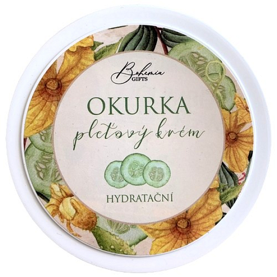 Bohemia Gifts Cosmetics Uhorka hydratačný pleťový krém 200 ml