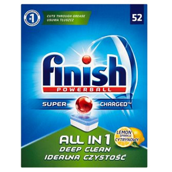 Finish All in 1 Deep Clean Lemon tablety do umývačky 52 kusov