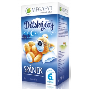 Megafyt Bylinková lekáreň Spánok bylinný čaj pre deti 20 x 2 g