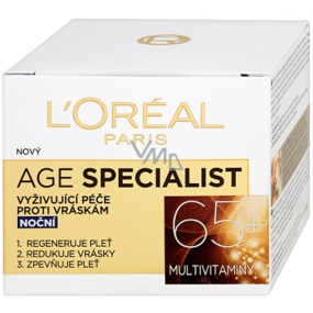 Loreal Paris Age Specialist 65+ vyživujúci nočný krém proti vráskam 50 ml