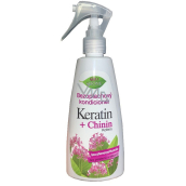 Bione Cosmetics Keratín & Chinín bezoplachový kondicionér pre všetky typy vlasov 260 ml
