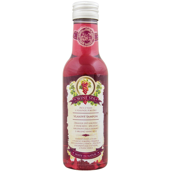 Bohemia Gifts Wine Spa Premium Vínna kozmetika šampón na vlasy 200 ml