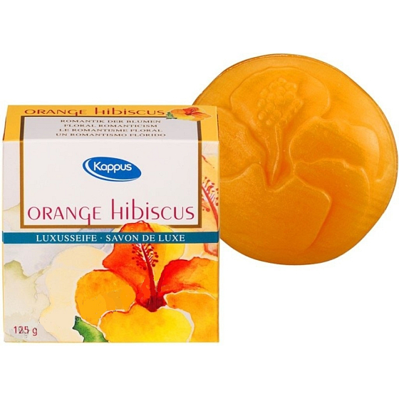 Kappus Orange Hibiscus - Ibištek luxusné toaletné mydlo 125 g