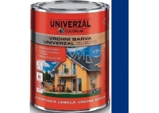 Colorlak Univerzal SU2013 syntetická lesklá vrchná farba Modrá návestné 0,6 l