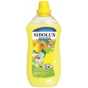 Sidolux Universal Soda Svieži citrón umývací prostriedok na všetky umývateľné povrchy a podlahy 1 l